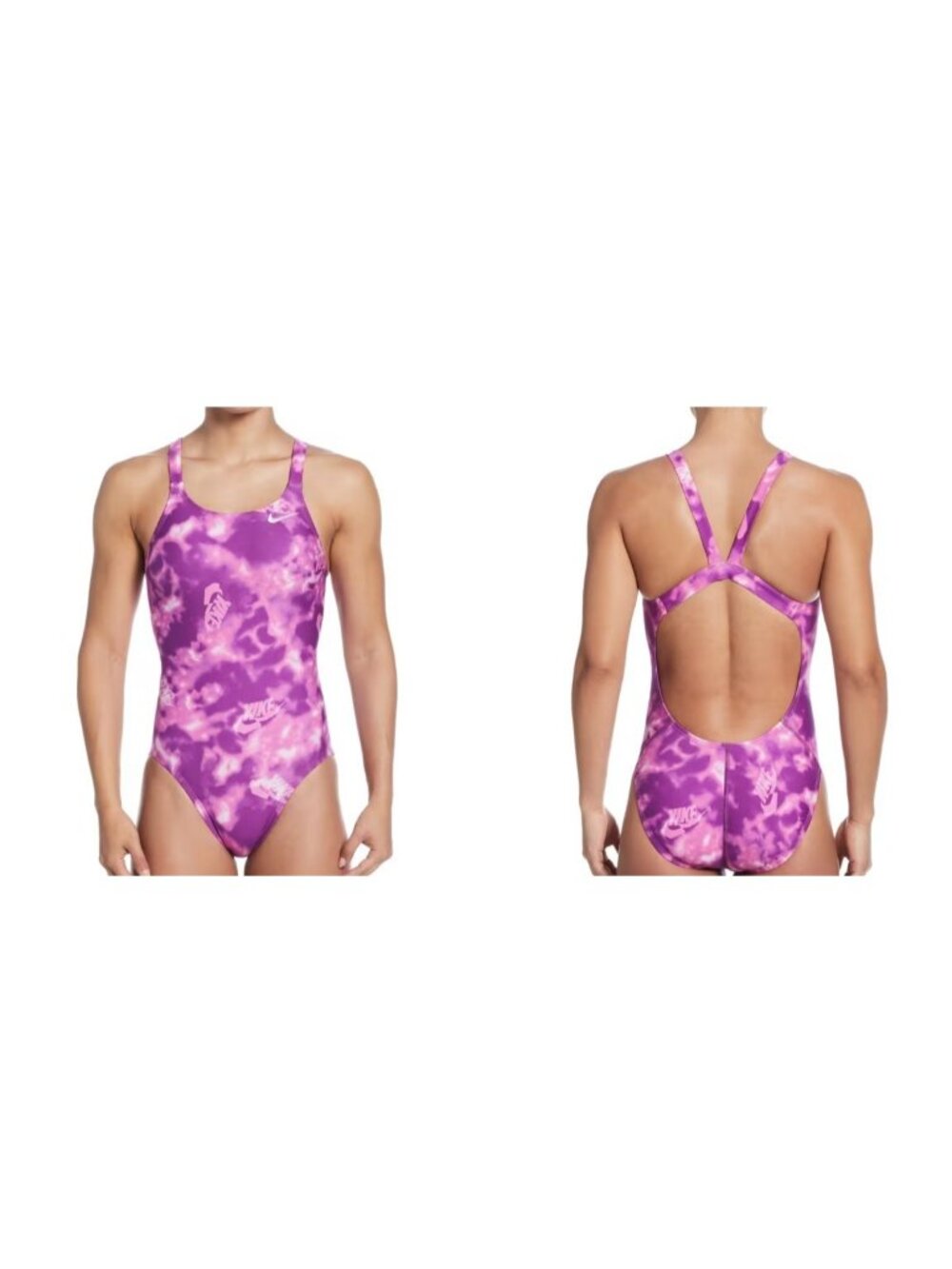 Nike Swim HydraStrong Fastback One-Piece Swimsuit Purple ( 40 / 8 )